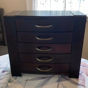 Dark Wood Jewelry Box